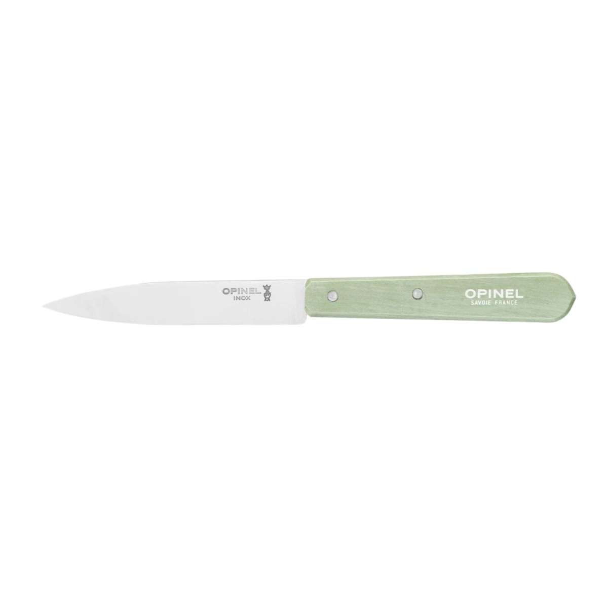 Opinel Paring Knife 10 cm Green Wooden Handle No 112 Paysage 003117