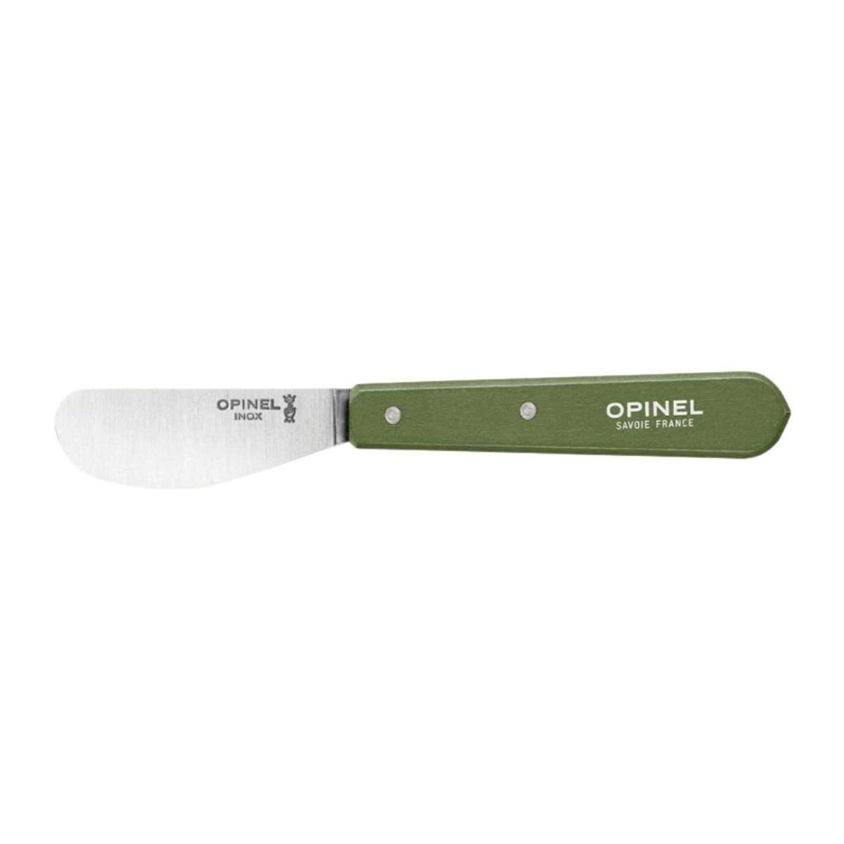 Opinel Butter Knife 7 cm with Khaki Wooden Handle No 117 Paysage 003134