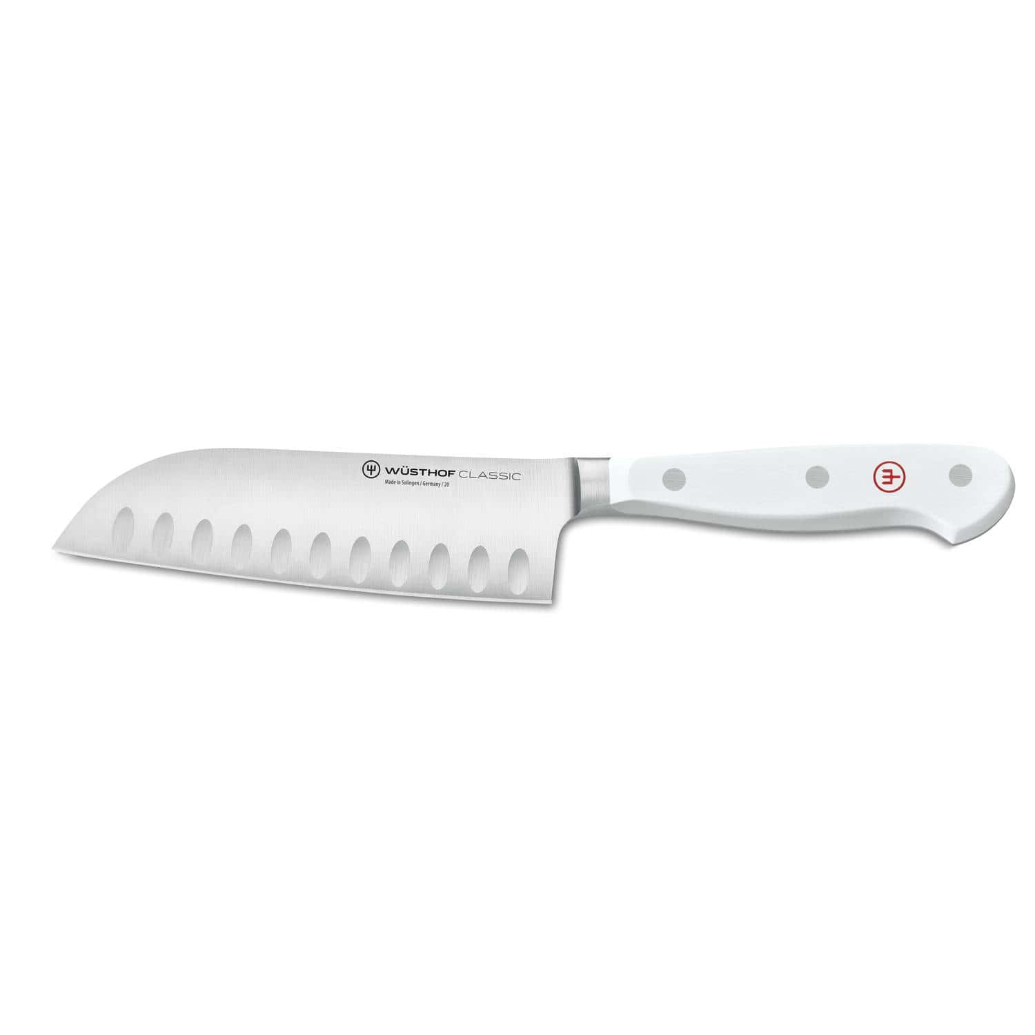 Wusthof Hollow Edge Santoku Knife 14 cm Classic White 1040231314
