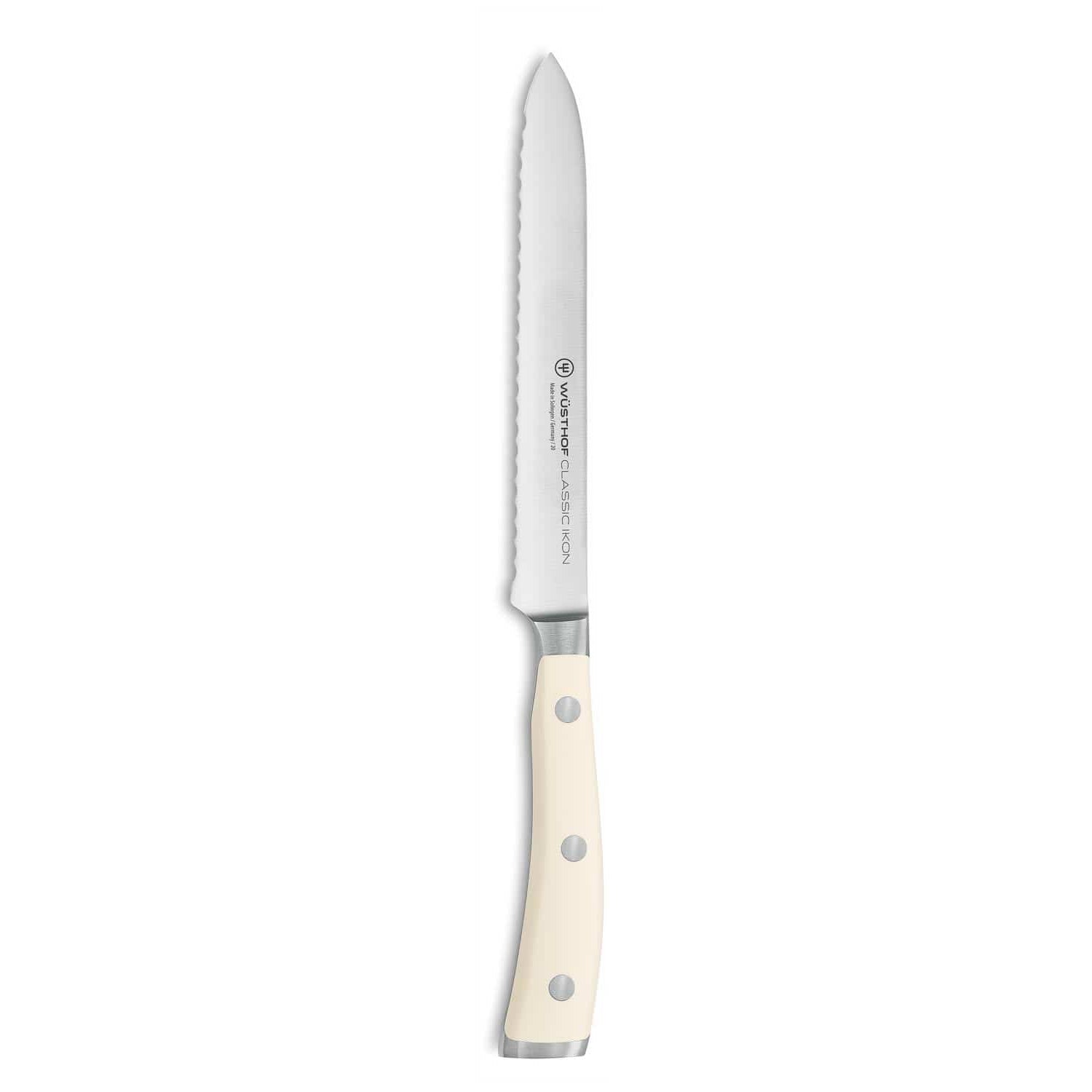 Wusthof Serrated Cold Cuts Knife 14 cm Classic Ikon Creme 1030431614