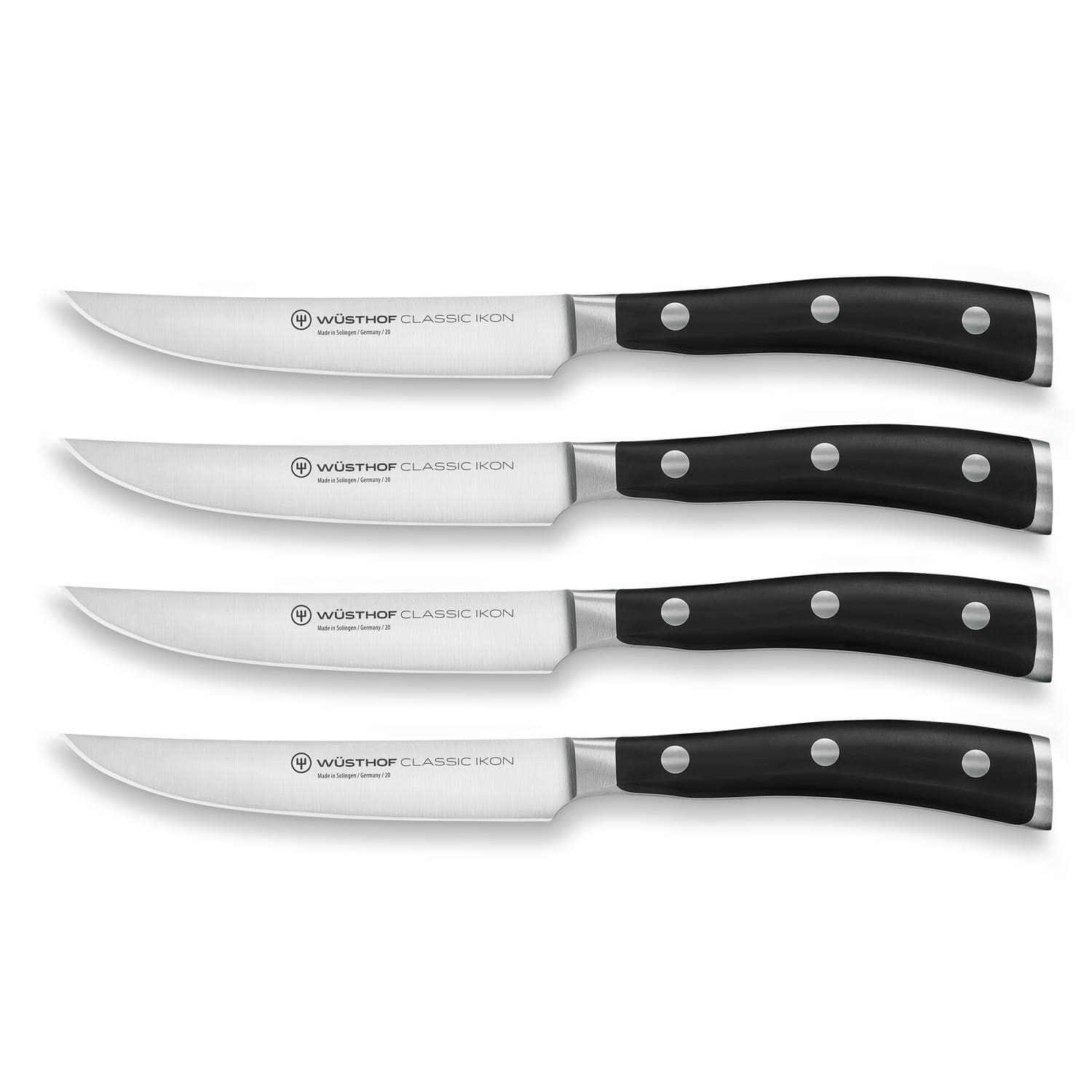 Wusthof Steak Knives 12 cm 4 pcs Set Classic Ikon 1120360401