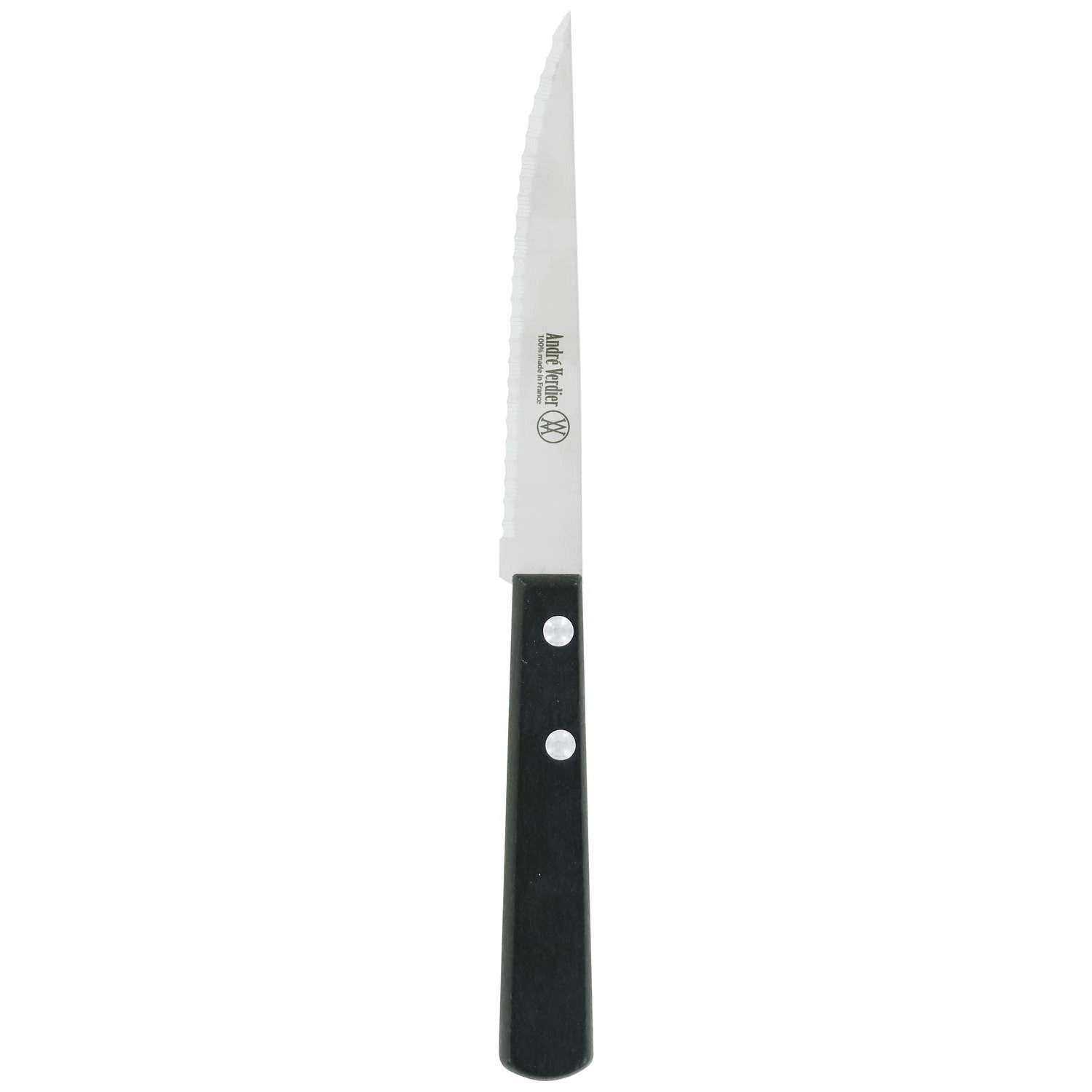Andre verdier Steak Knife 11 cm Black Wooden Handle Prepa Culi