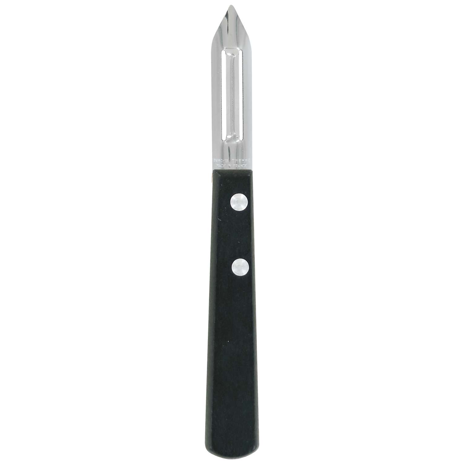 Andre verdier Peeler 6 cm Black Wooden Handle Prepa Culi 131DR.N