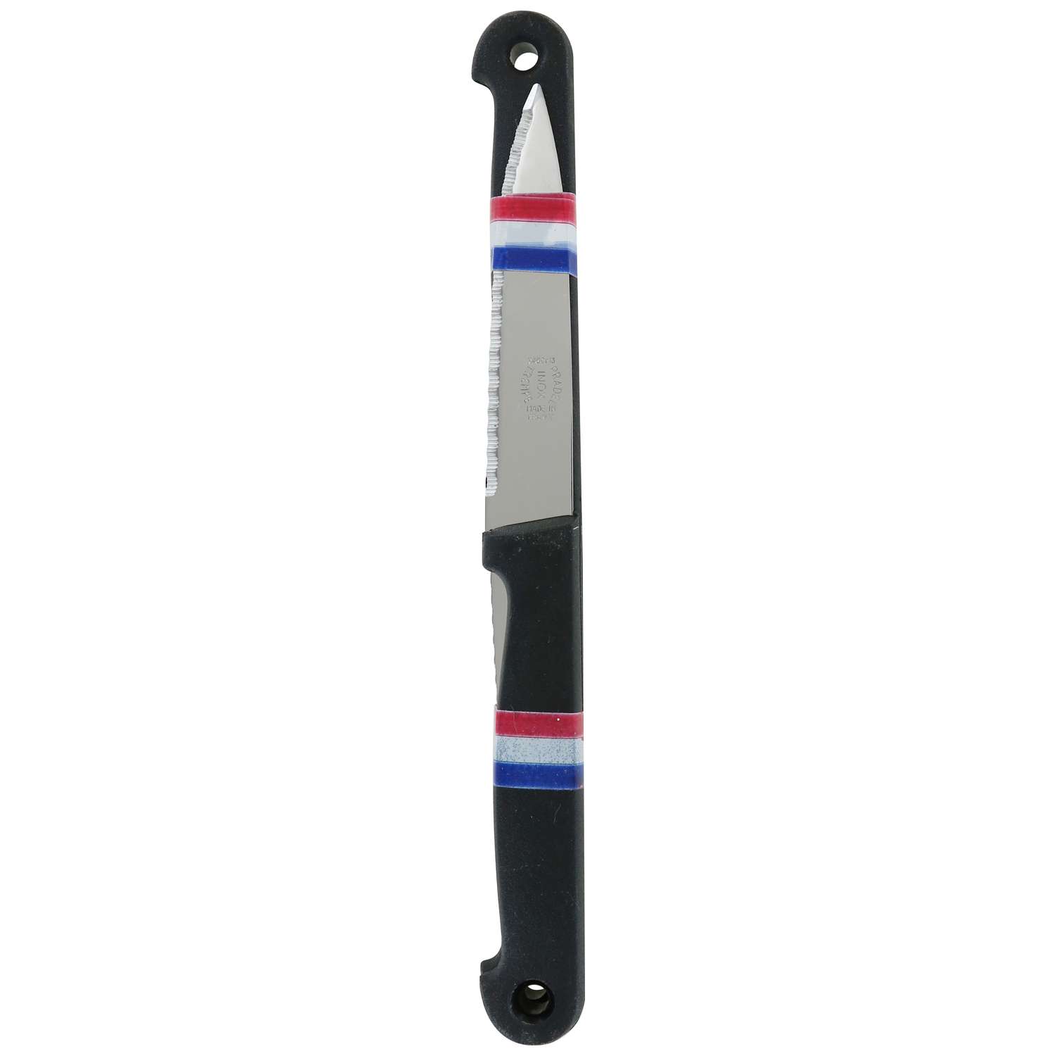 Andre verdier Serrated Utility Knife 9 cm With Black Handle Basic 140MDN