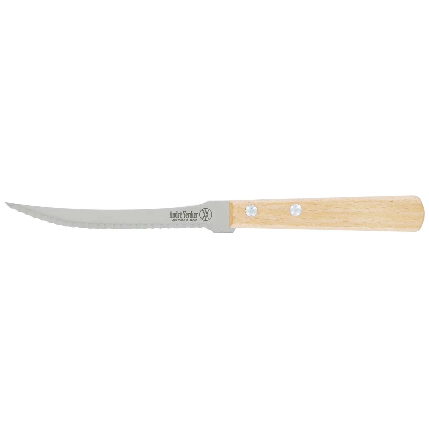 Andre verdier Serrated Tomato Knife 12 cm Wooden Handle Prepa Culi