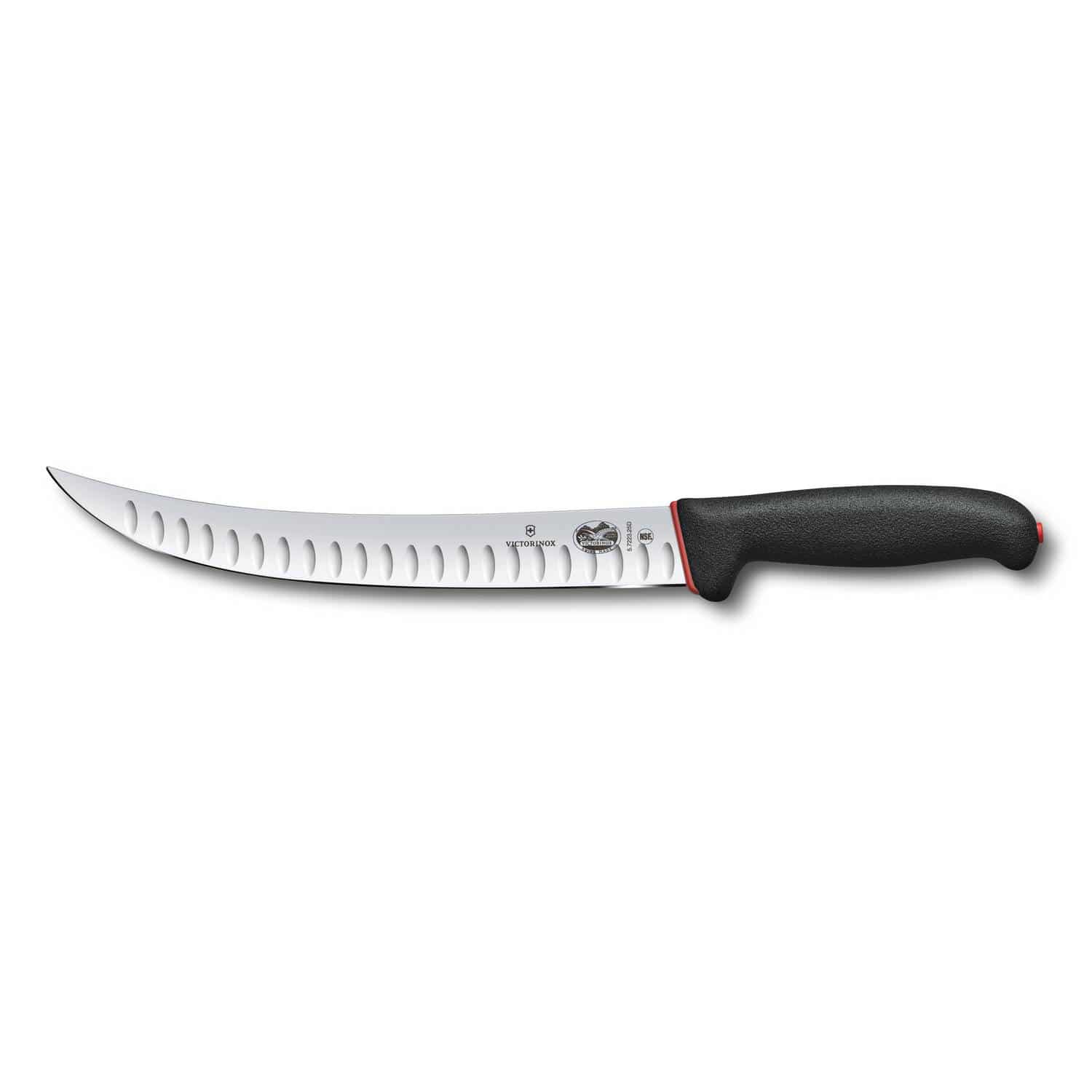 Victorinox Hollow Edge Sticking Knife Curved Narrow Blade 25 cm Dual Grip Handle 5.7223.25D