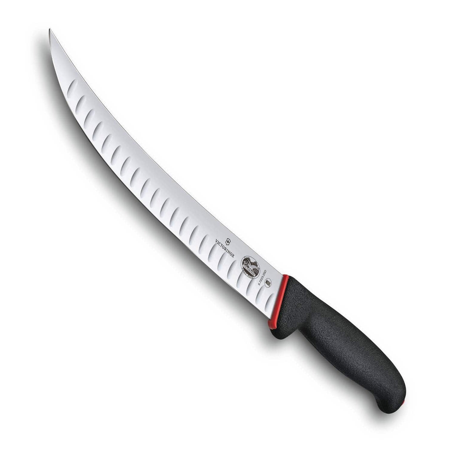 Victorinox Hollow Edge Sticking Knife Curved Narrow Blade 25 cm Dual Grip Handle 5.7223.25D