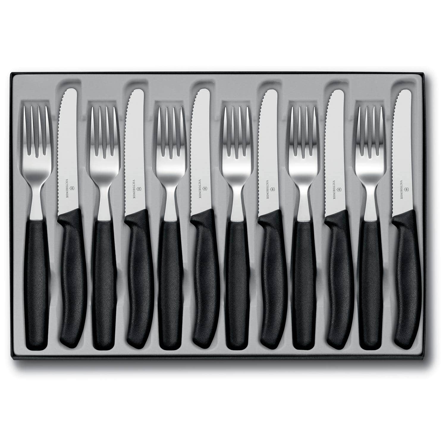 Victorinox Stainless Steel Cutlery Set 12 pcs Swiss Classic 6.7833.12