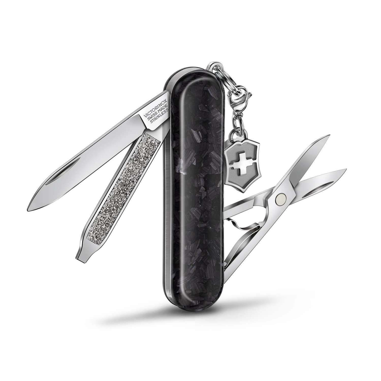 Victorinox Classic SD Brilliant Swiss Army Knife 58 mm 5 Functions Carbon 0.6221.90