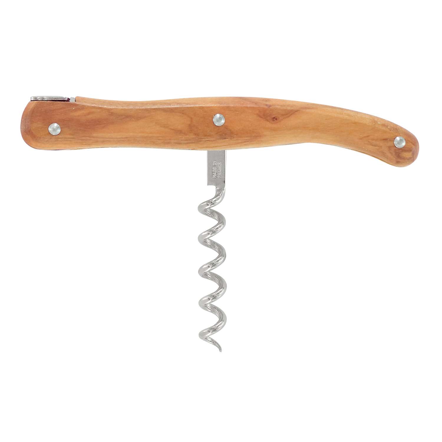 Andre verdier Bottle Opener Olive Wood Handle Laguiole Debutant Country 6648OSP