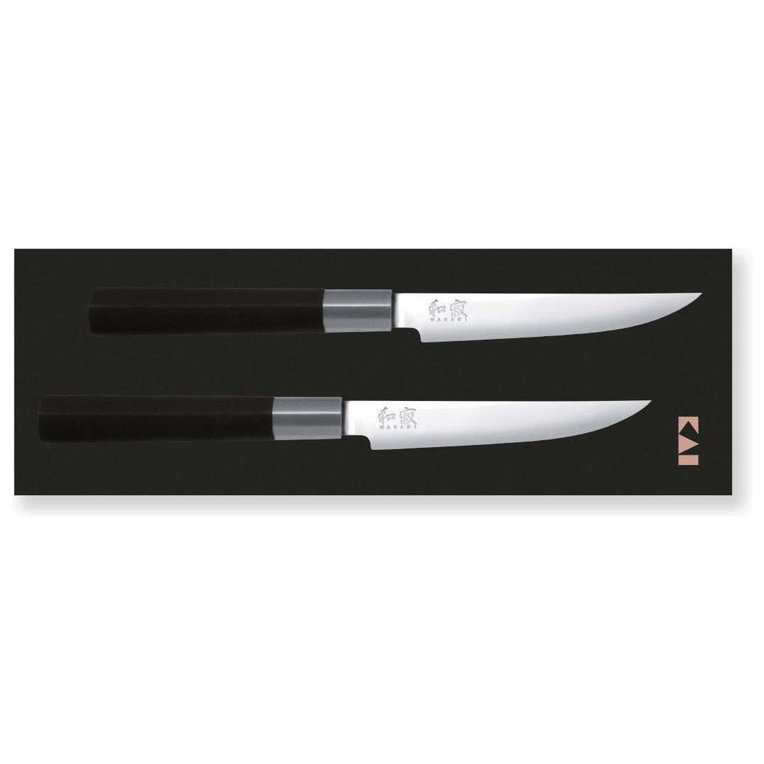 KAI Steak Knives 2 pcs Set Wasabi 67S-400
