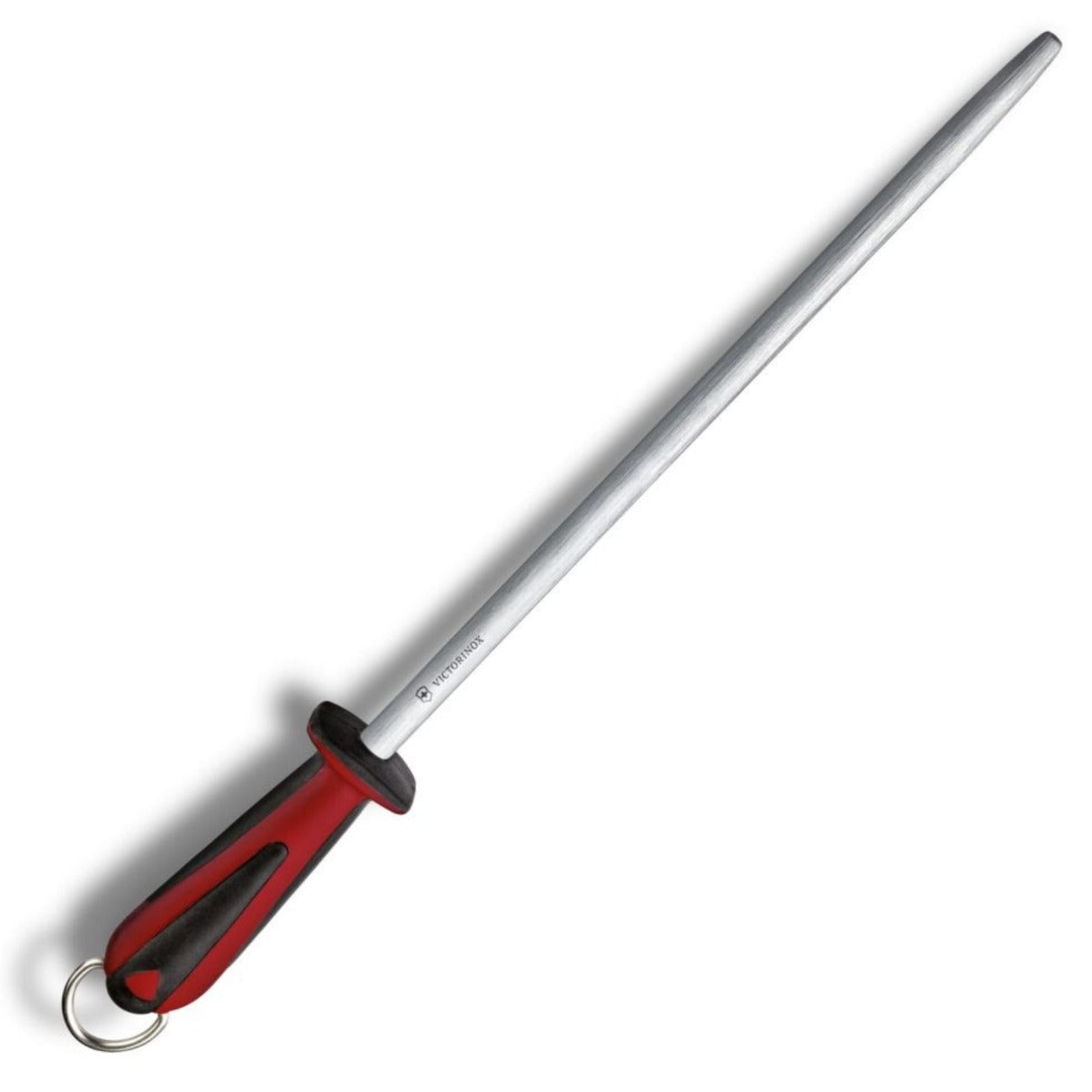 Victorinox Sharpening Steel 30 cm Round Fine Grit, Dual Grip Handle 7.8511