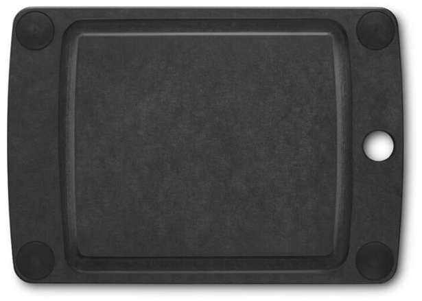 Victorinox Non-Slip Cutting Board With Groove Black 25.4 x 17.8 cm 7.4124.3