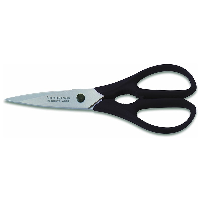 Victorinox Stainless Steel General Use Scissors Black Handle 7.6363.3