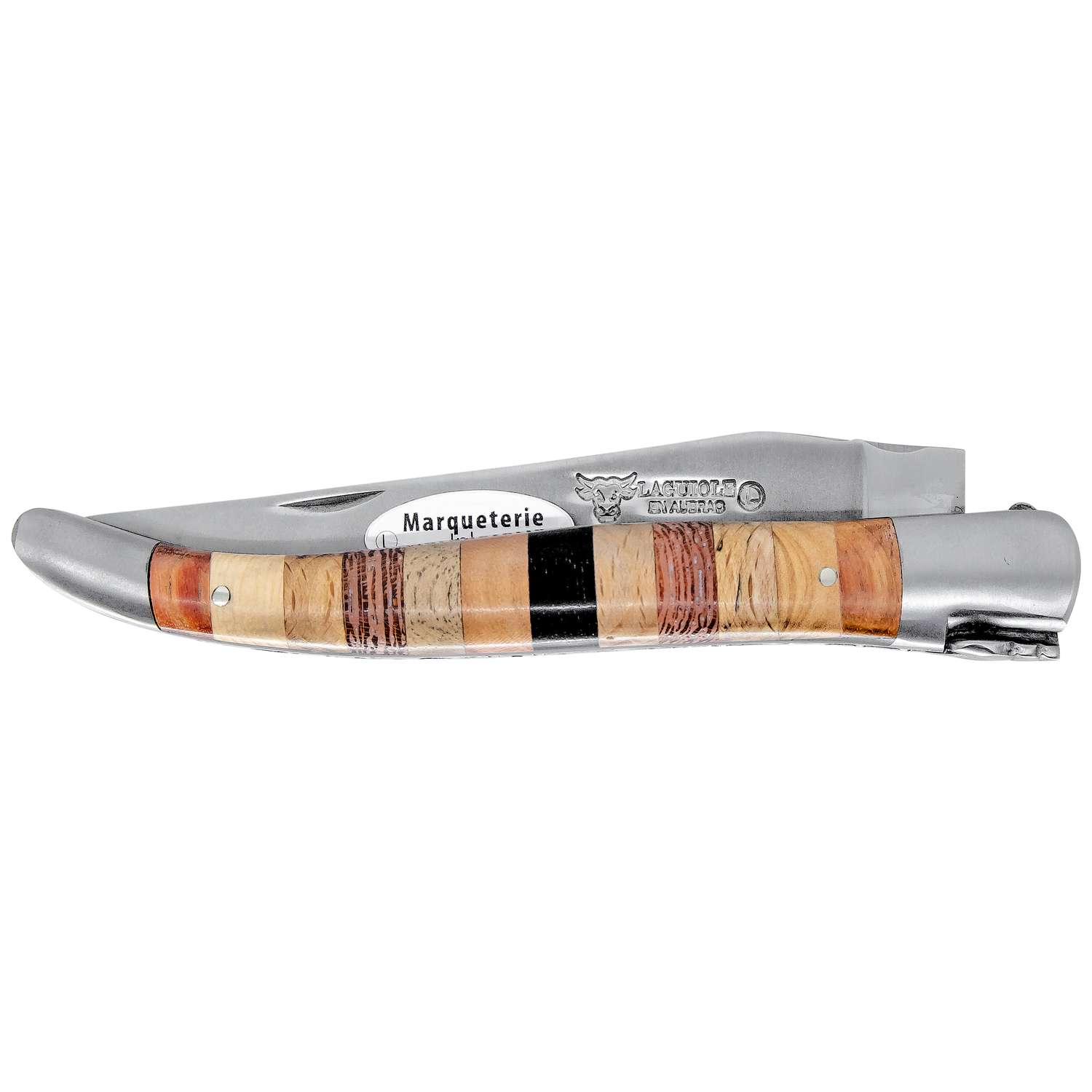 Laguiole en aubrac Folding Knife 12 cm With Mixed Wood Handle Laguiole en Aubrac L0212WSIF