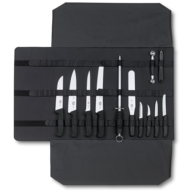 Victorinox Chef'S Knife 7-Pieces Set With Knife Bag Special Offer Ideal For Students 601547