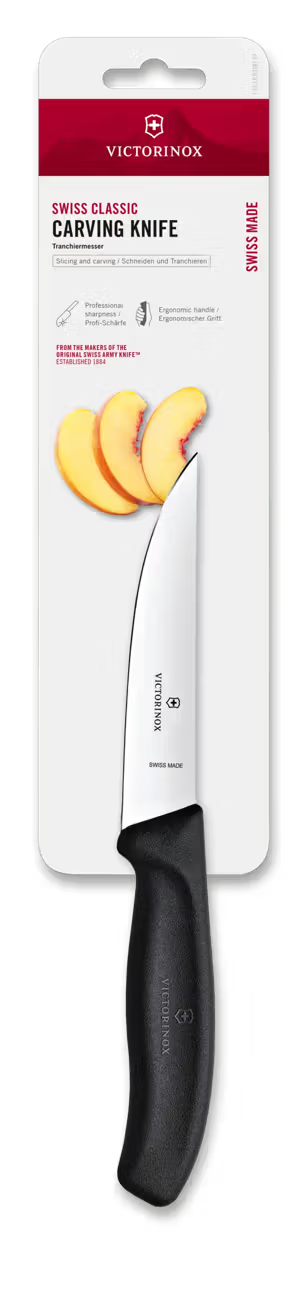 Victorinox Carving Knife 12 cm Black Handle Swiss Classic 6.8103.12B