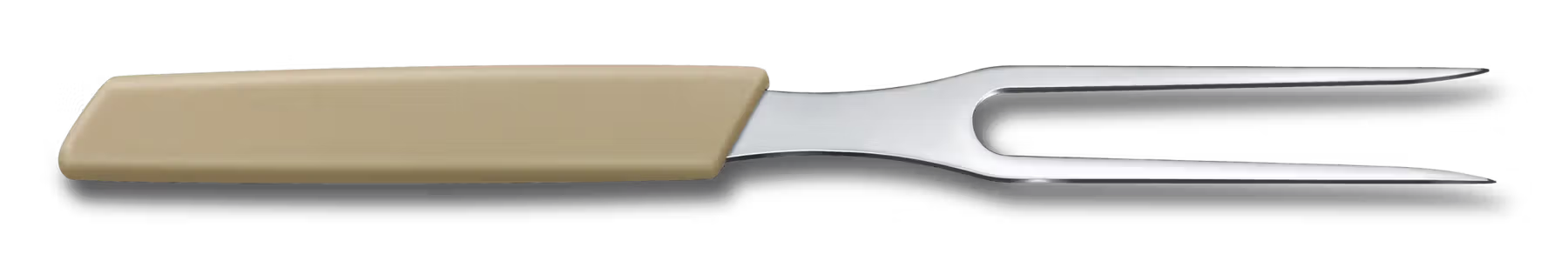 Victorinox Stainless Steel Fork 15 cm Beige Handle Swiss Modern