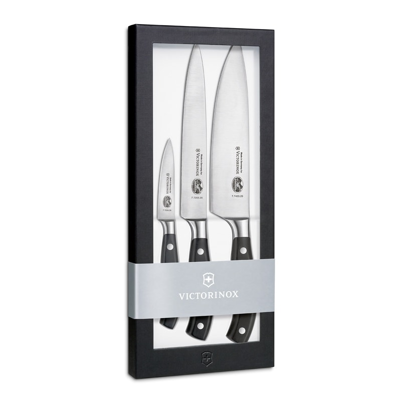 Victorinox Forged Knives 3-Piece Set Gift Box Grand Maitre 7.7243.3