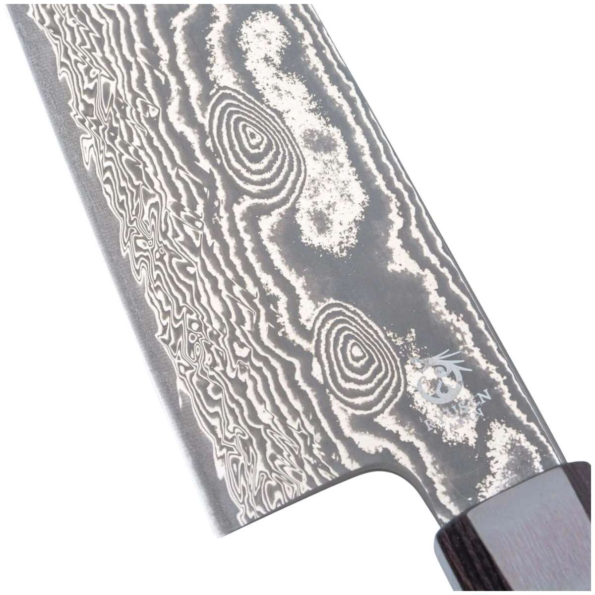 Ryusen Damascus Utility Knife 13.5 cm Quince Handle Bonten Unryu KAI BU-515