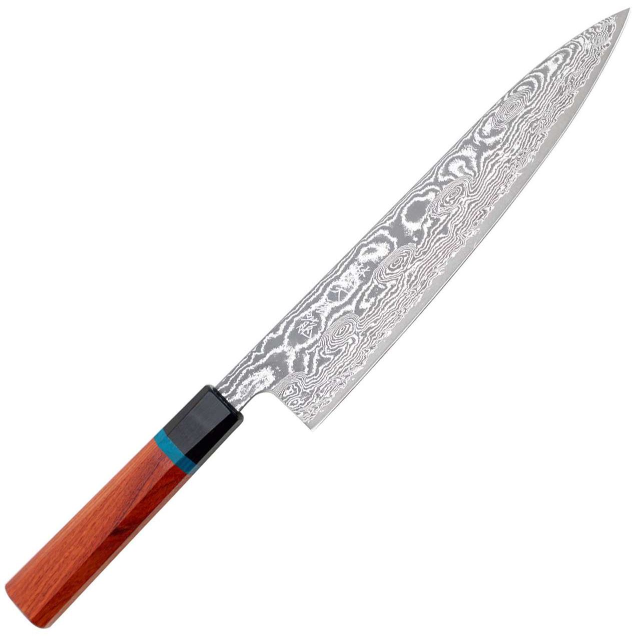 Ryusen Damascus Chef's Knife 24 cm Quince Handle Bonten Unryu KAI BU-503