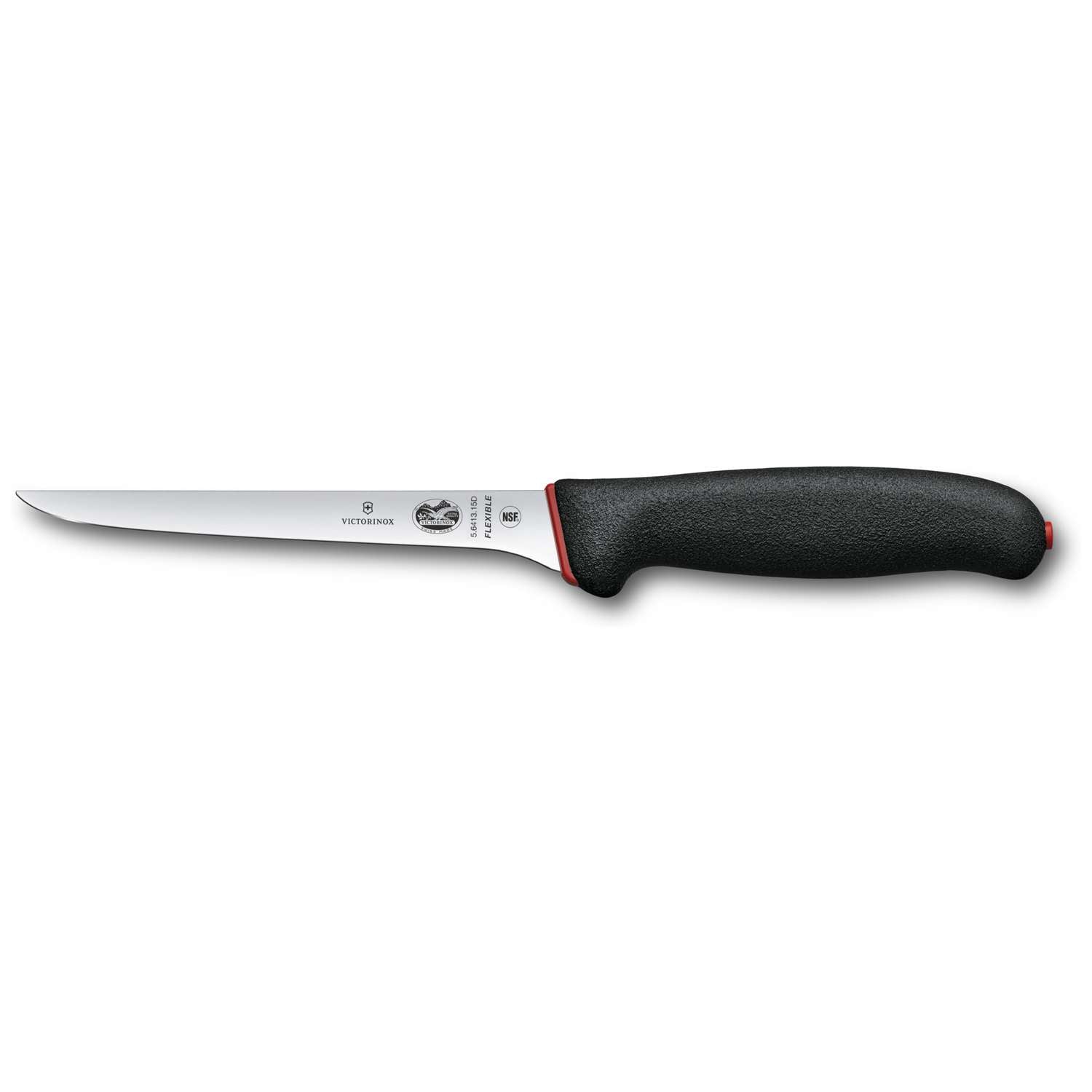 Victorinox Boning Knife Narrow Flexible Blade 15 cm Dual Grip Handle 5.6413.15D