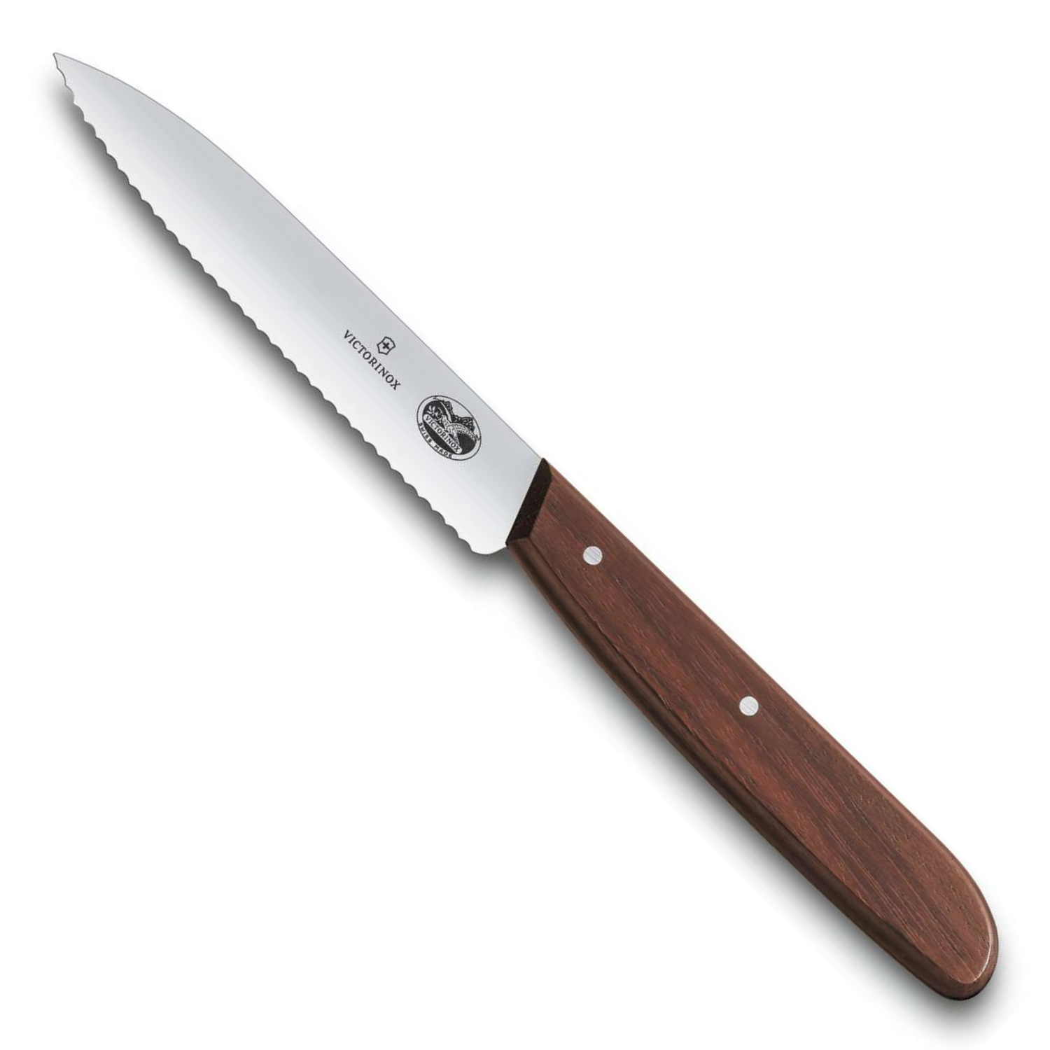 Victorinox Serrated Paring Knife 10 cm Wooden Handle 5.0730