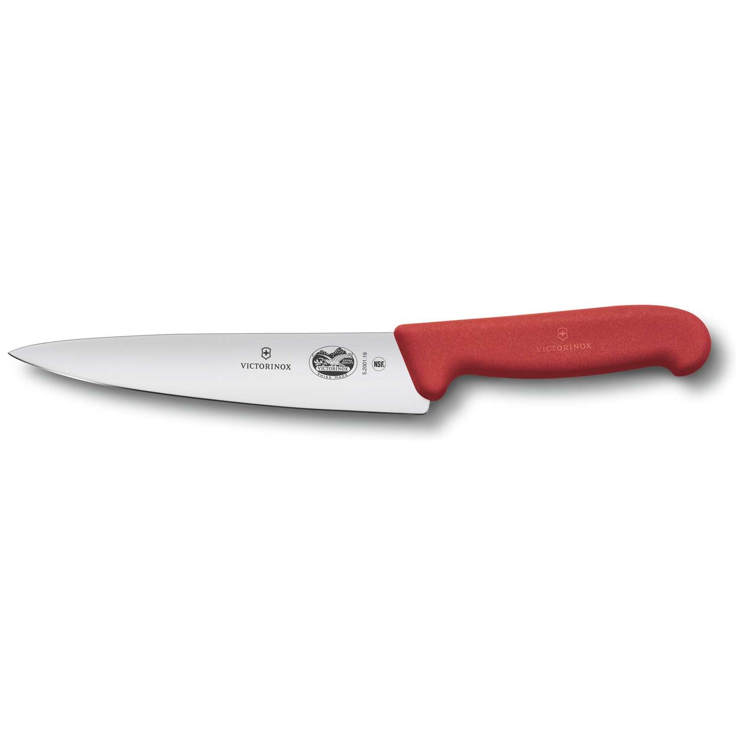 Victorinox Chef's Knife 19 cm Red Handle Fibrox 5.2001.19