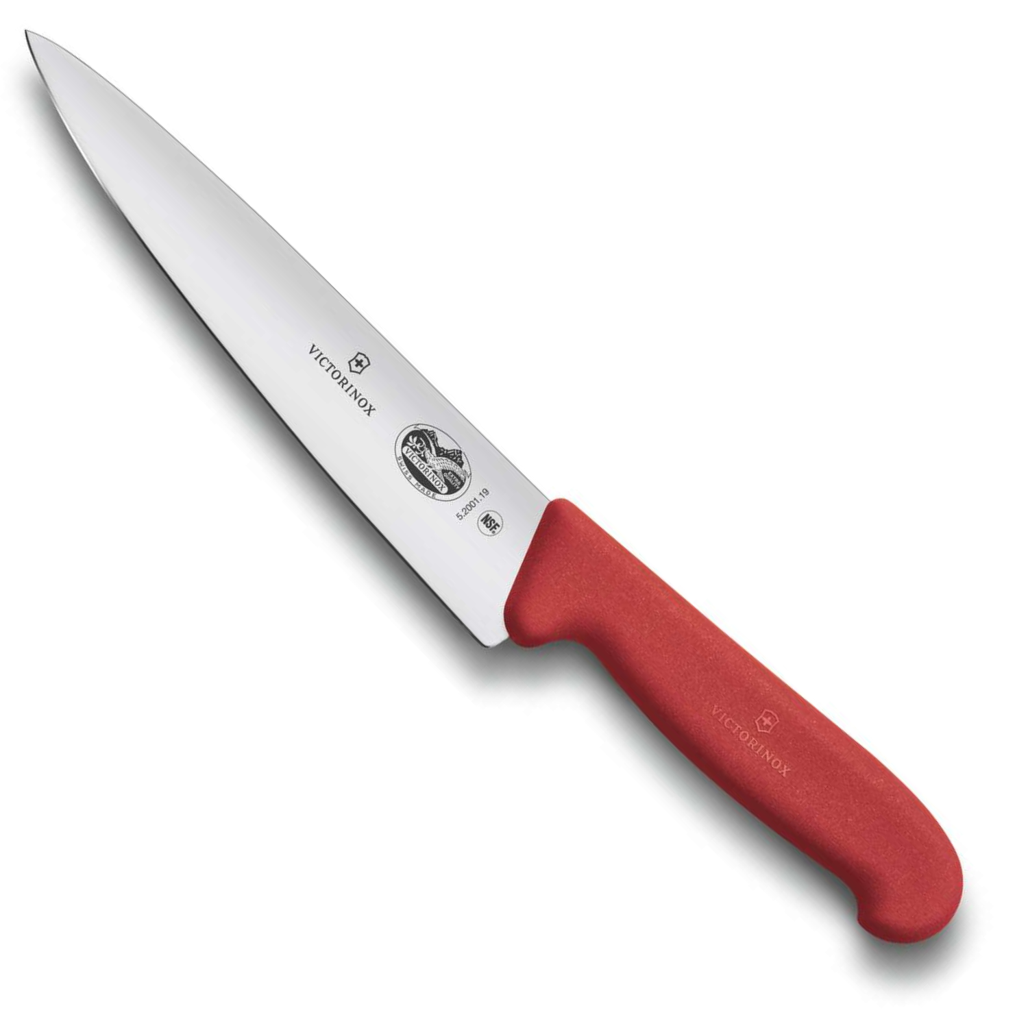 Victorinox Chef's Knife 19 cm Red Handle Fibrox 5.2001.19