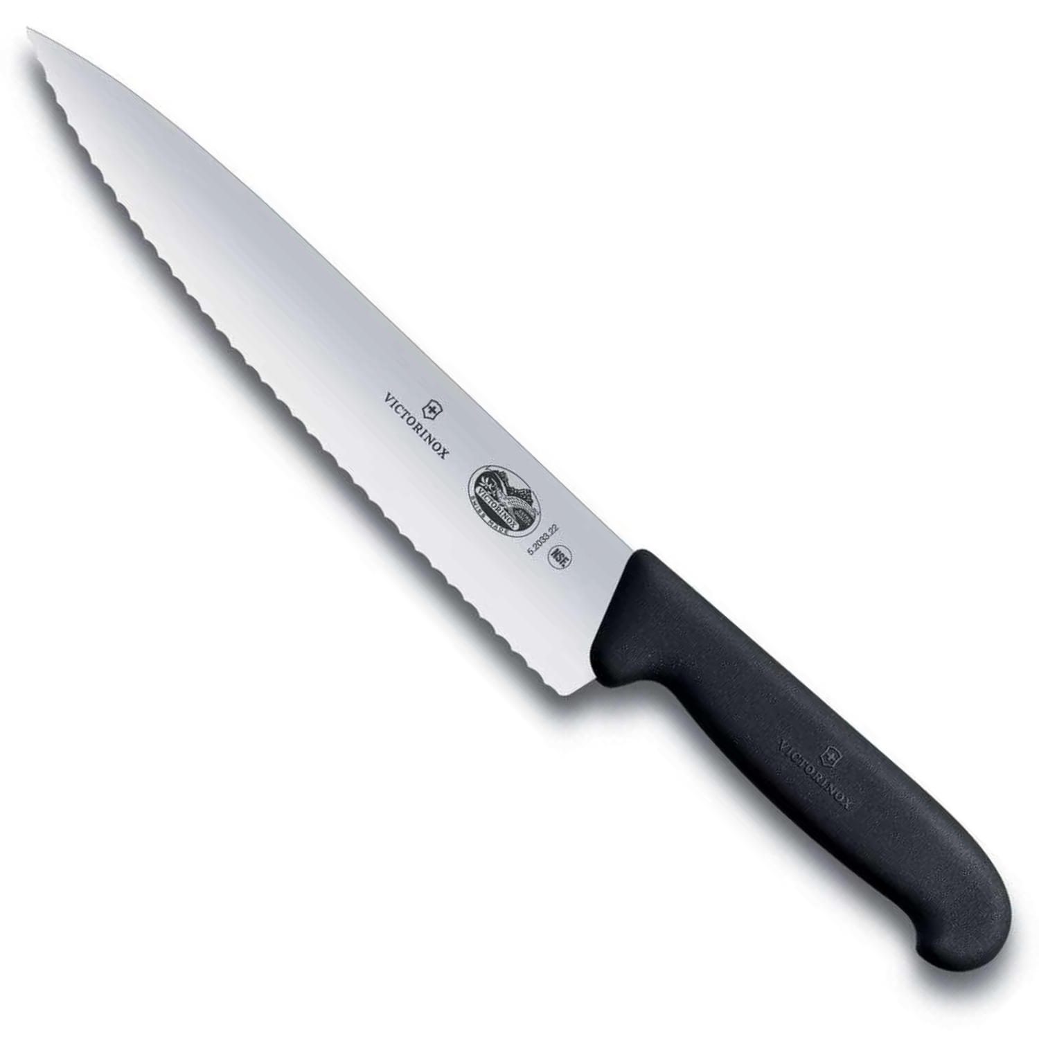 Victorinox Serrated Chef's Knife 22 cm Fibrox 5.2033.22