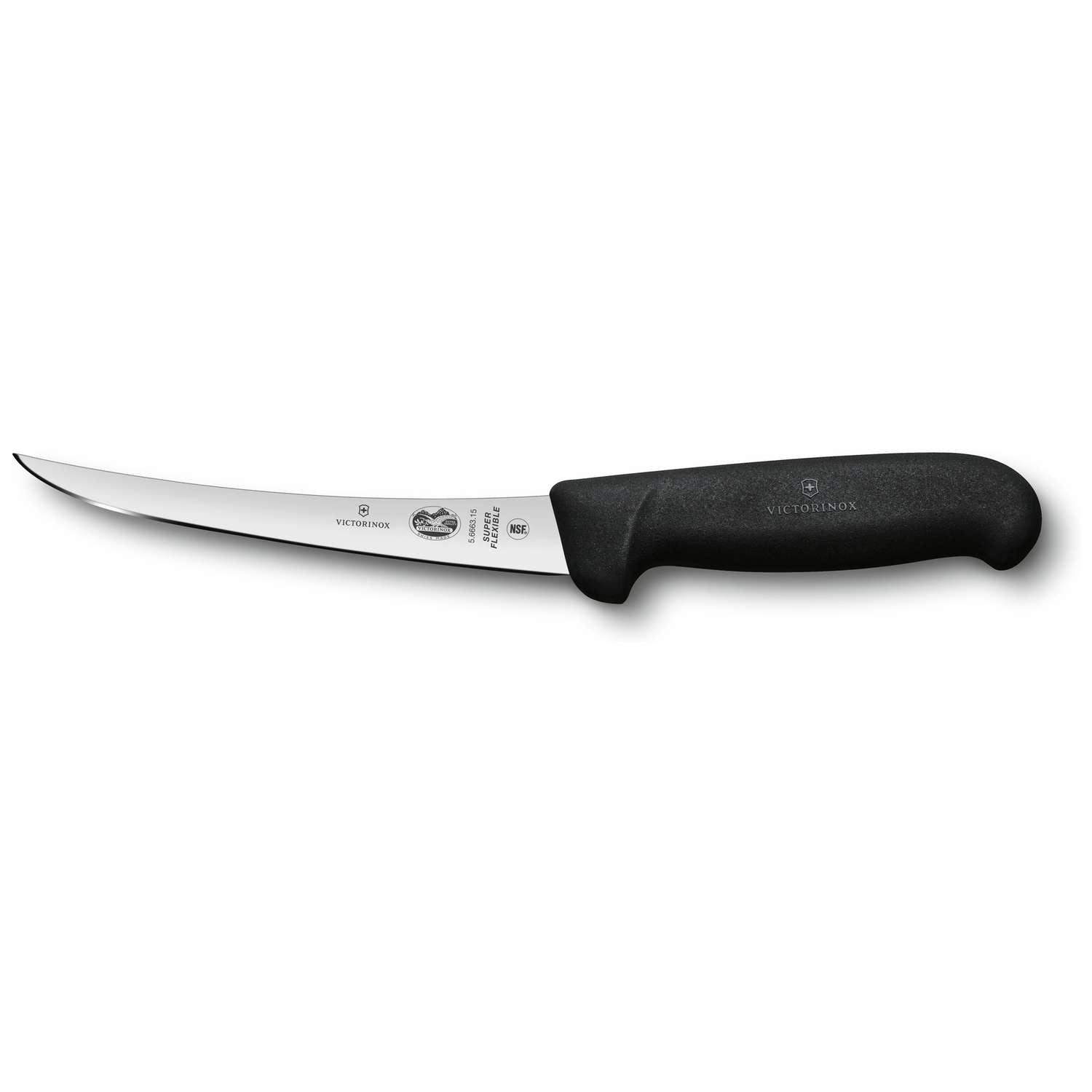 Victorinox Boning knife With Curved Narrow And Extra Flexible Blade 15 cm Fibrox Handle 5.6663.15
