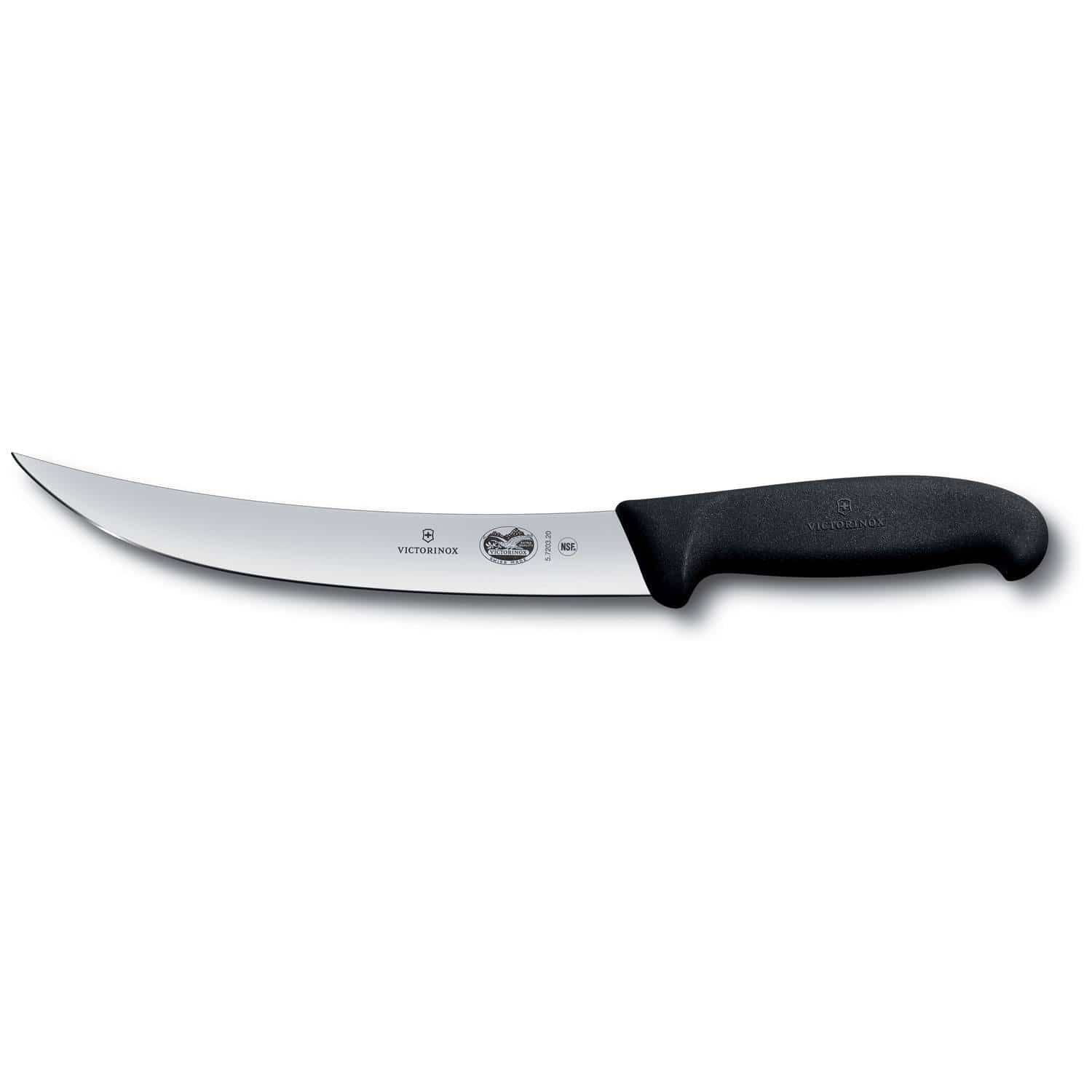 Victorinox Sticking Knife Curved Blade 20 cm Fibrox Handle 5.7203.20
