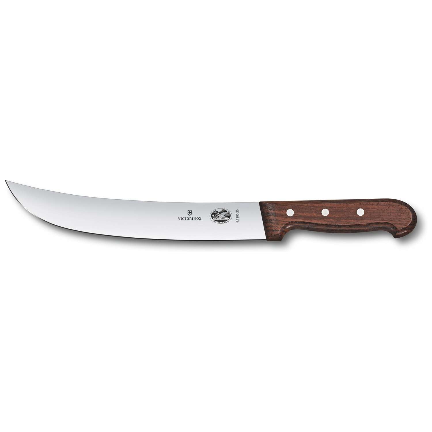 Victorinox Curved Butcher Knife 25 cm Wooden Handle 5.7300.25