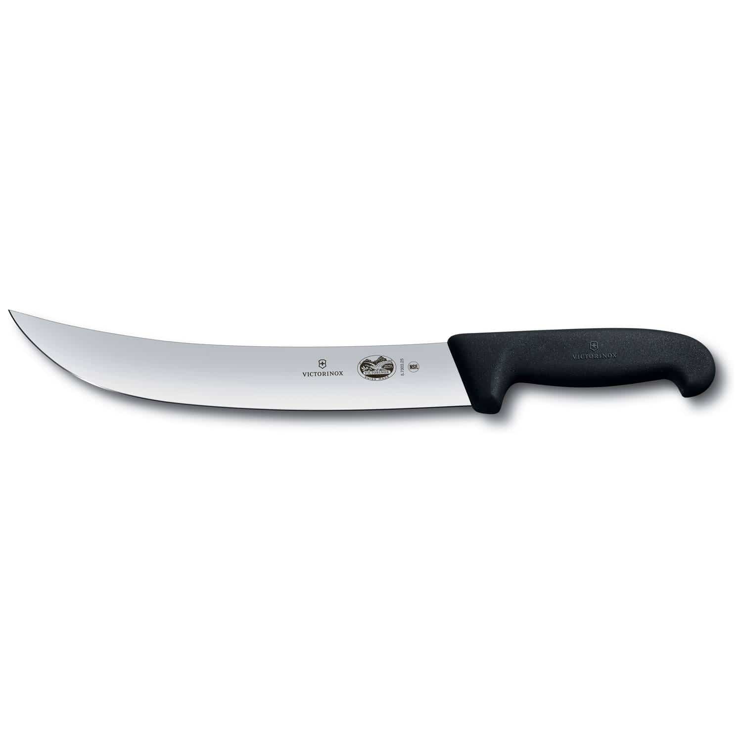 Victorinox Butcher Knife Curved Blade 25 cm Fibrox Handle 5.7303.25