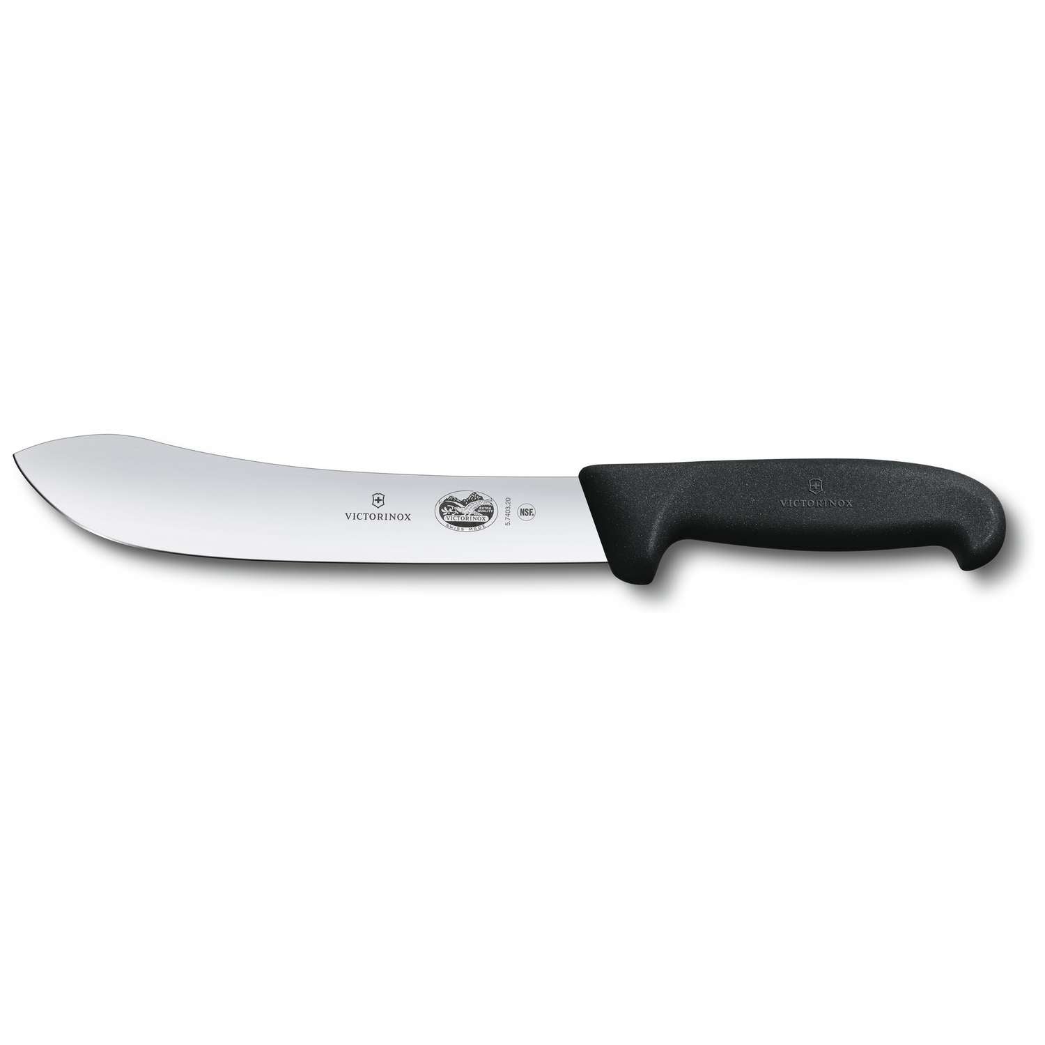 Victorinox Butcher Knife Curved Wide Tip 25 cm Fibrox 5.7403.25