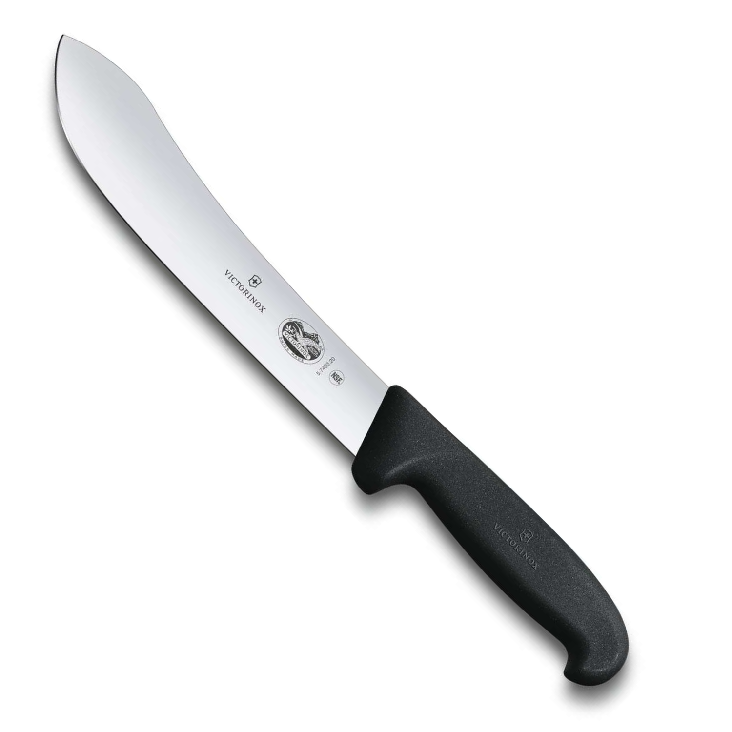 Victorinox Butcher Knife Curved Wide Tip 25 cm Fibrox 5.7403.25