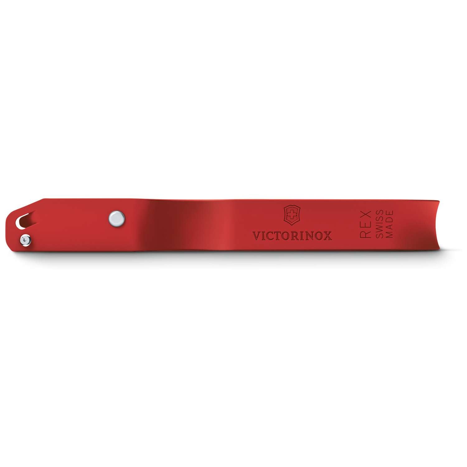 Victorinox Stainless Steel Peeler Horseshoe Red With Metallic Handle 6.0900.1