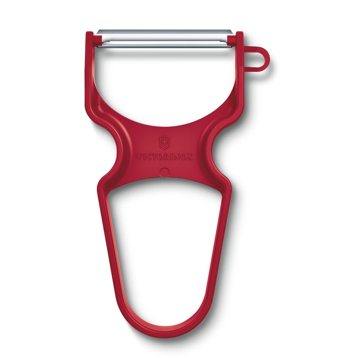 Victorinox Stainless Steel Peeler Horseshoe With Red Plastic Handle RAPID 6.0930.1