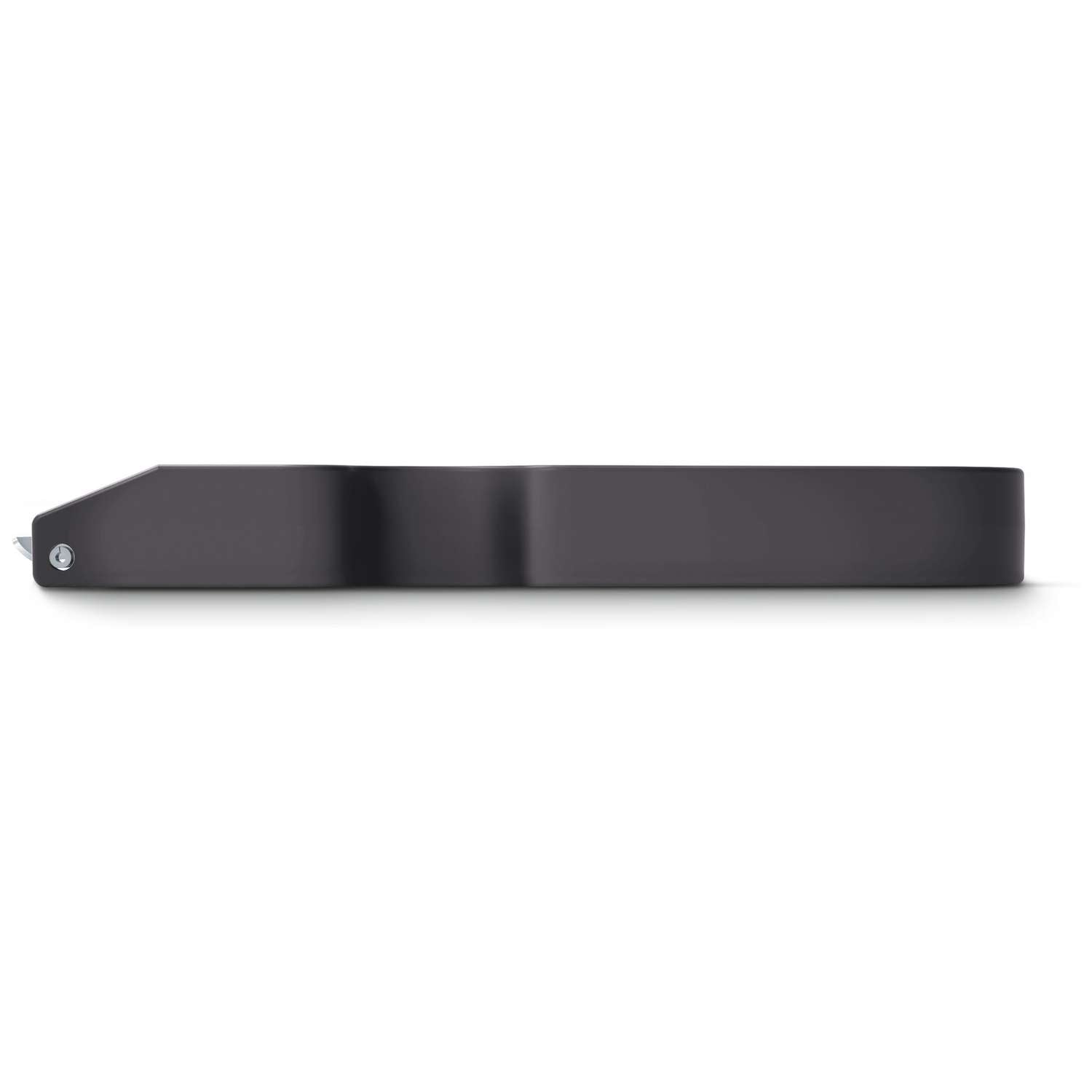 Victorinox Stainless Steel Serrated Peeler Horseshoe Black With Plastic Handle 6.0933.3