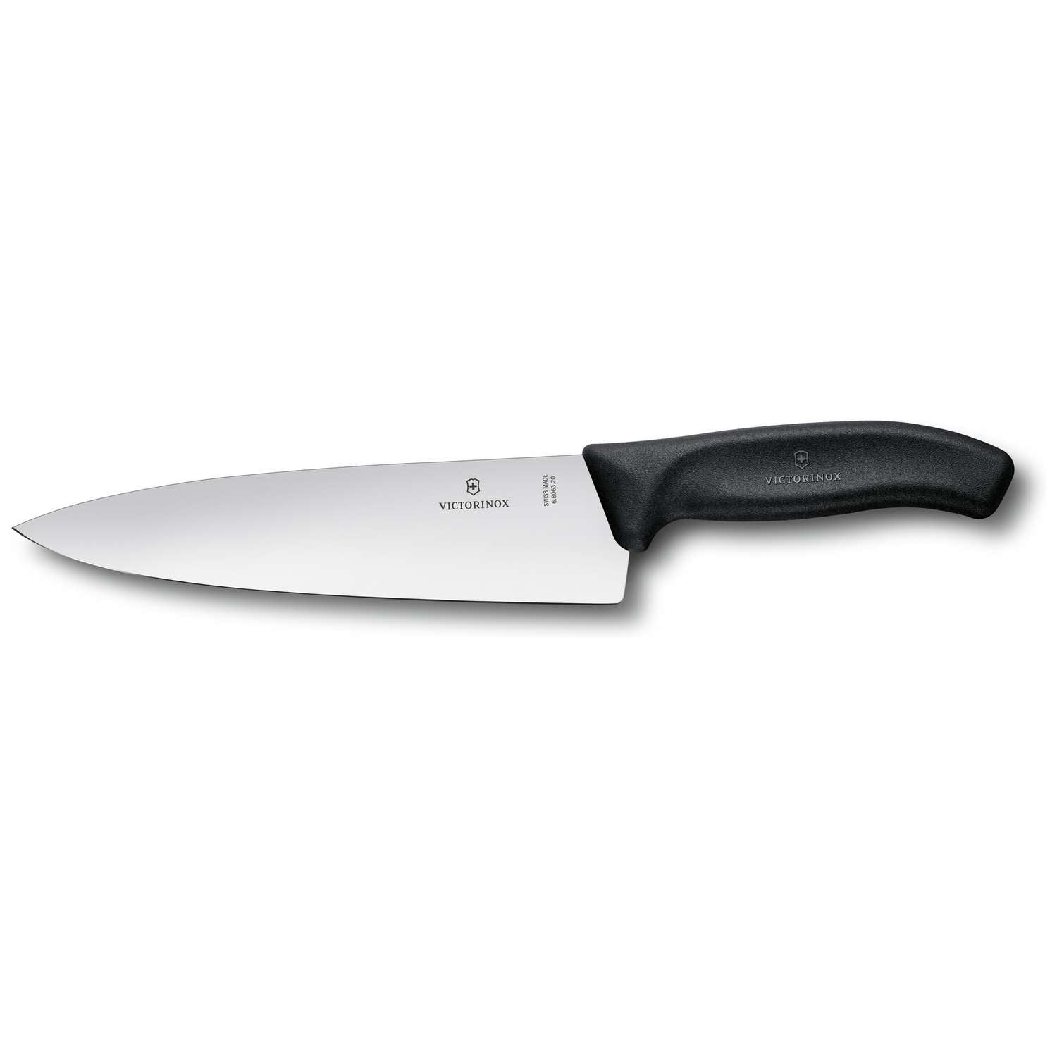 Victorinox Chef's Knife Extra Wide Blade 20 cm Black Handle Swiss Classic 6.8063.20B