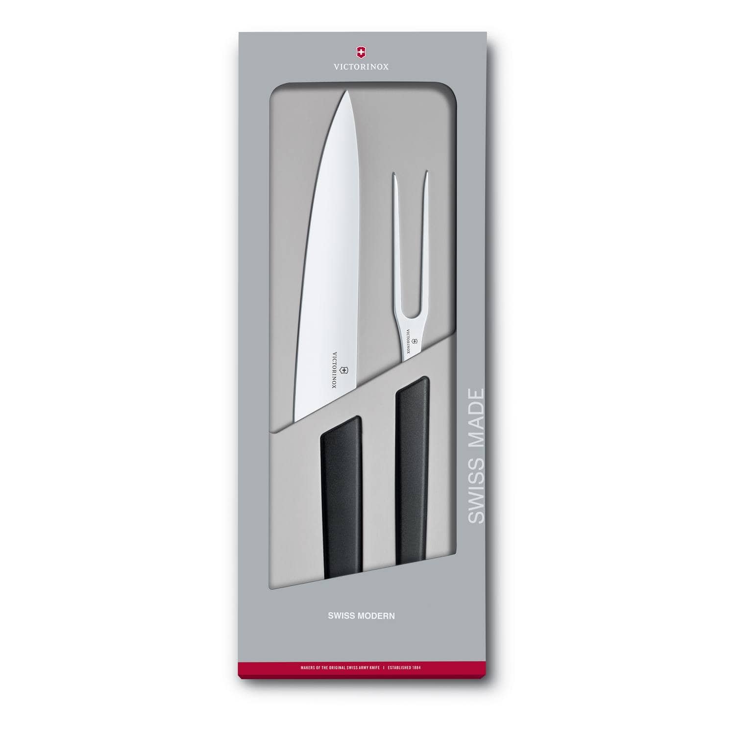 Victorinox Carving Knives 2-Pieces Set Gift Box Swiss Modern 6.9093.21G