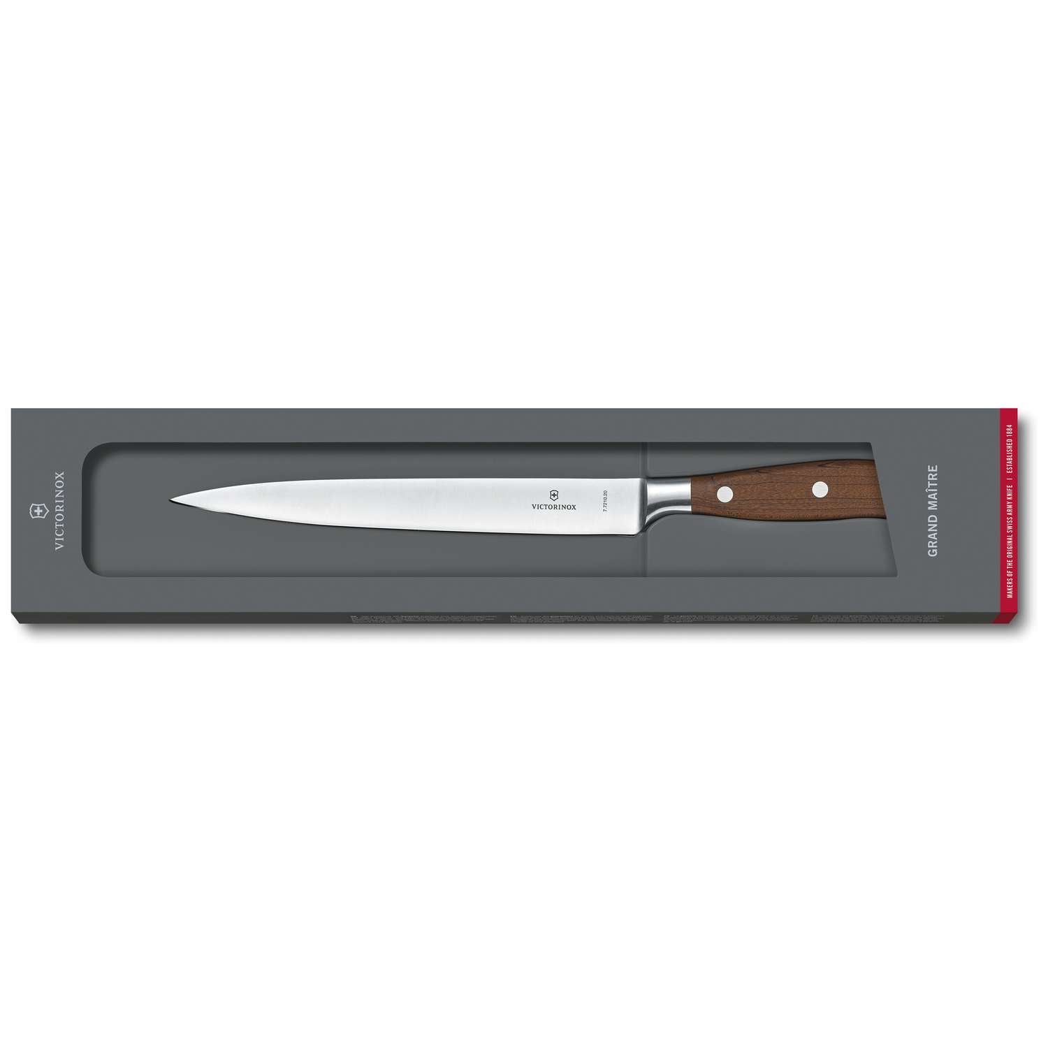 Victorinox Fillet Knife 20 cm Wooden Handle Gift Box Grand Maitre 7.7210.20G