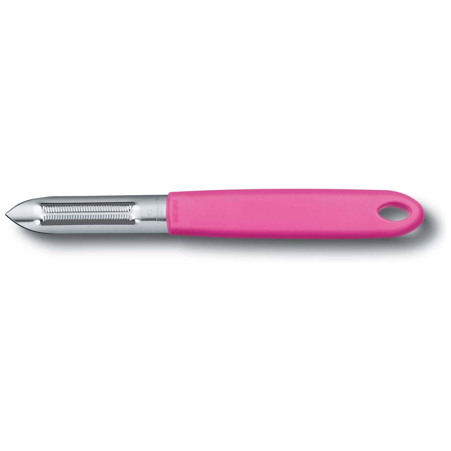 Victorinox Peeler With Steady Serrated Blade Pink Micro Serrated 7.6077.5