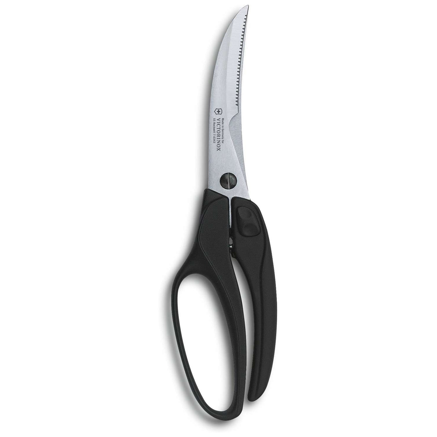 Victorinox Stainless Steel Poultry Scissors Black Handle Professional 7.6344