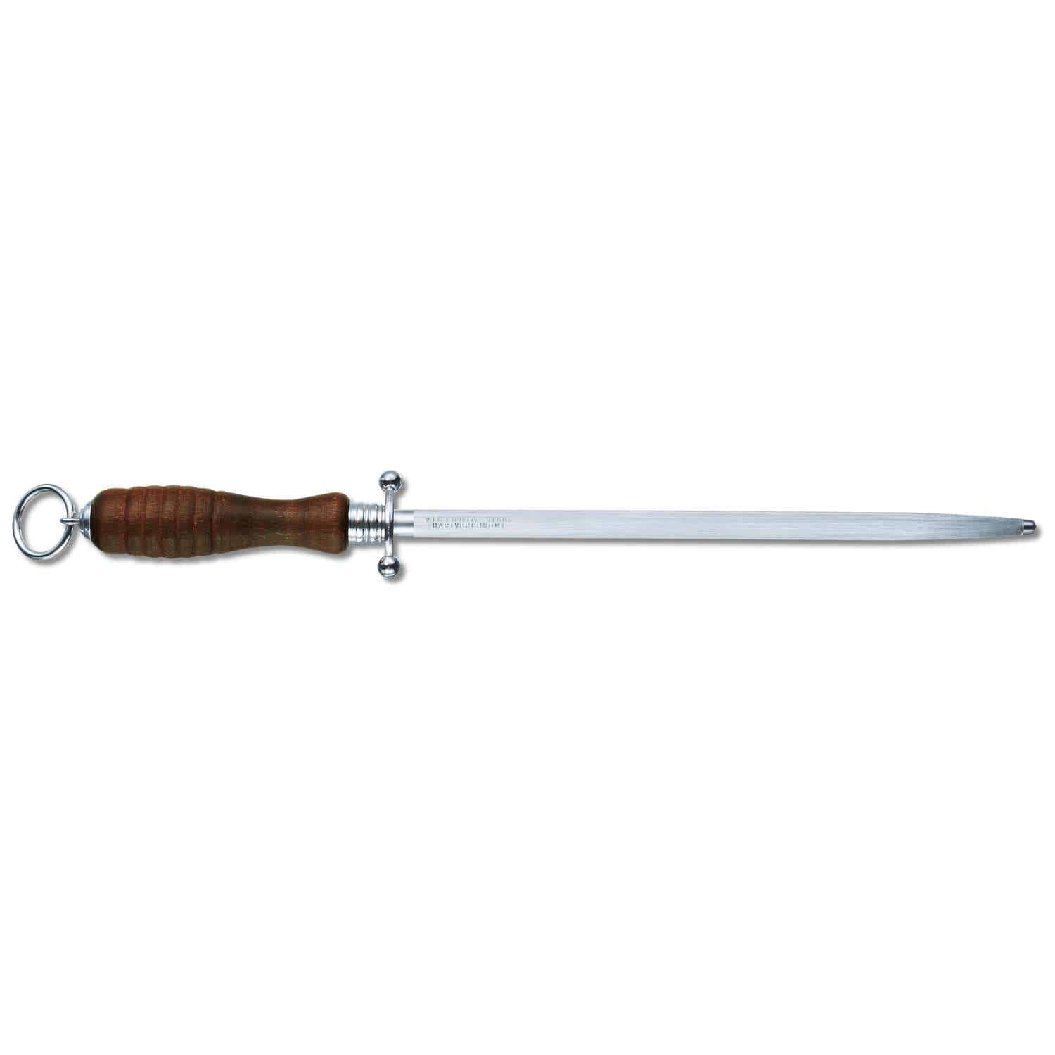Victorinox Sharpening Steel Round 27 cm Medium Grit Wooden Handle 7.8330