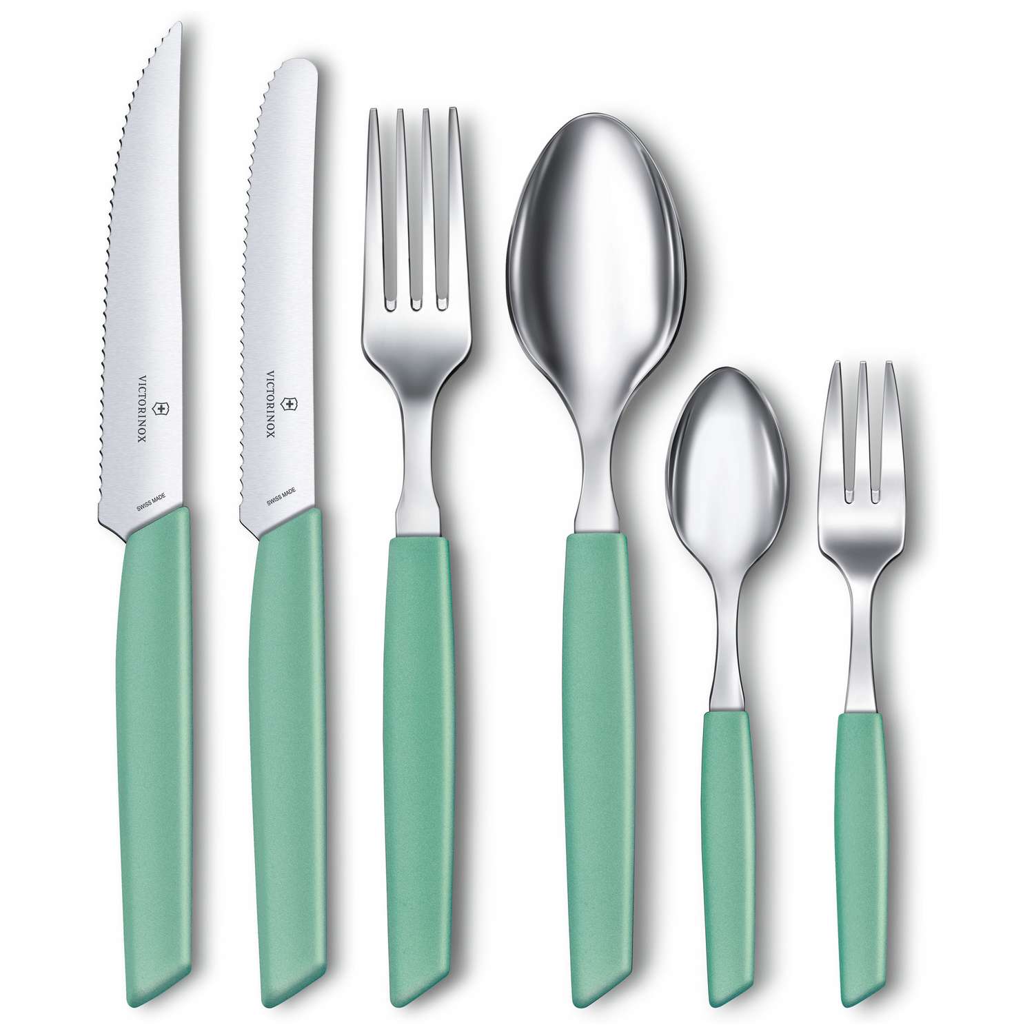 Victorinox Cake Fork Green Pastel Swiss Modern