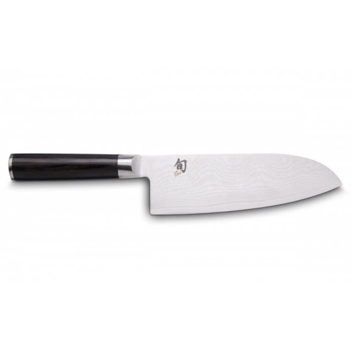 KAI Damascus Santoku Knife Wide Blade 19 cm Shun DM-0717