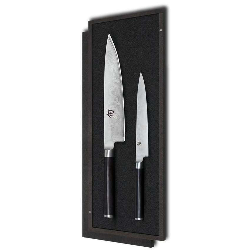 KAI Damascus Knives 2 pcs Set Shun Classic DMS-230