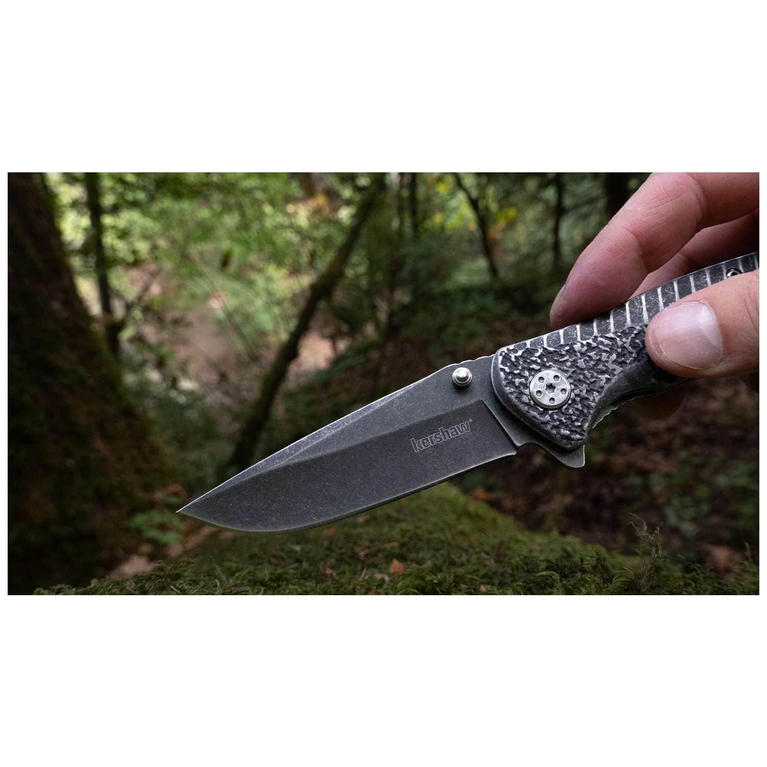 Kershaw Starter BlackWash Pocket Knife 9 cm Grey Handle 183 gr 1301BWX