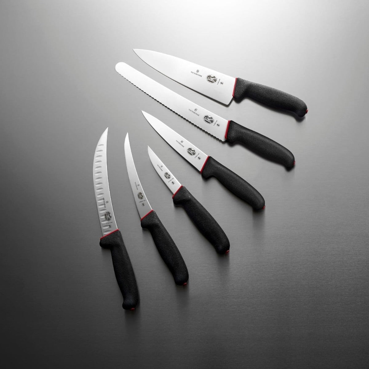 Victorinox Butcher Knife Narrow Blade 18 cm Dual Grip Handle 5.5503.18D